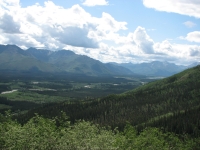 View from Eagle Trail over Tok Valley